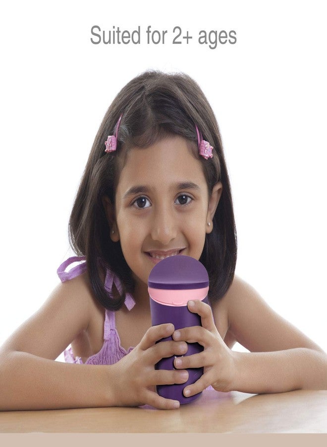 VAYA DRYNK Plastic Bottle, Set of 1, 280 ml, Purple Pink - Image 2